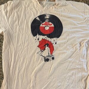 Andy Grammer Record and Umbrella Cream Tee